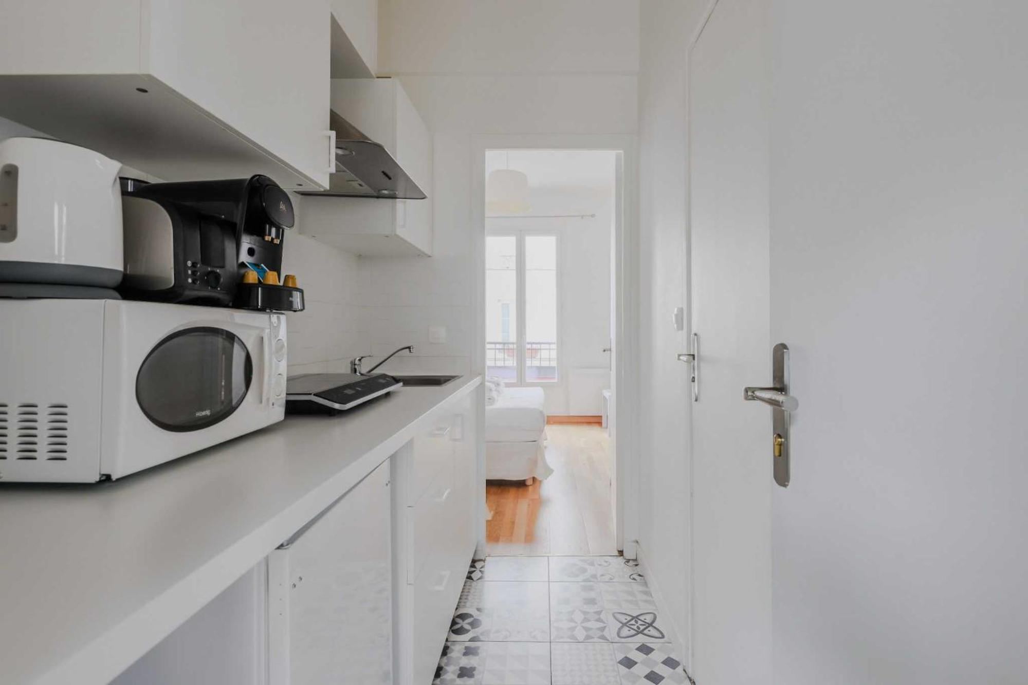 Joli Studio Pour 2 Personnes - Levallois-Perret Luaran gambar
