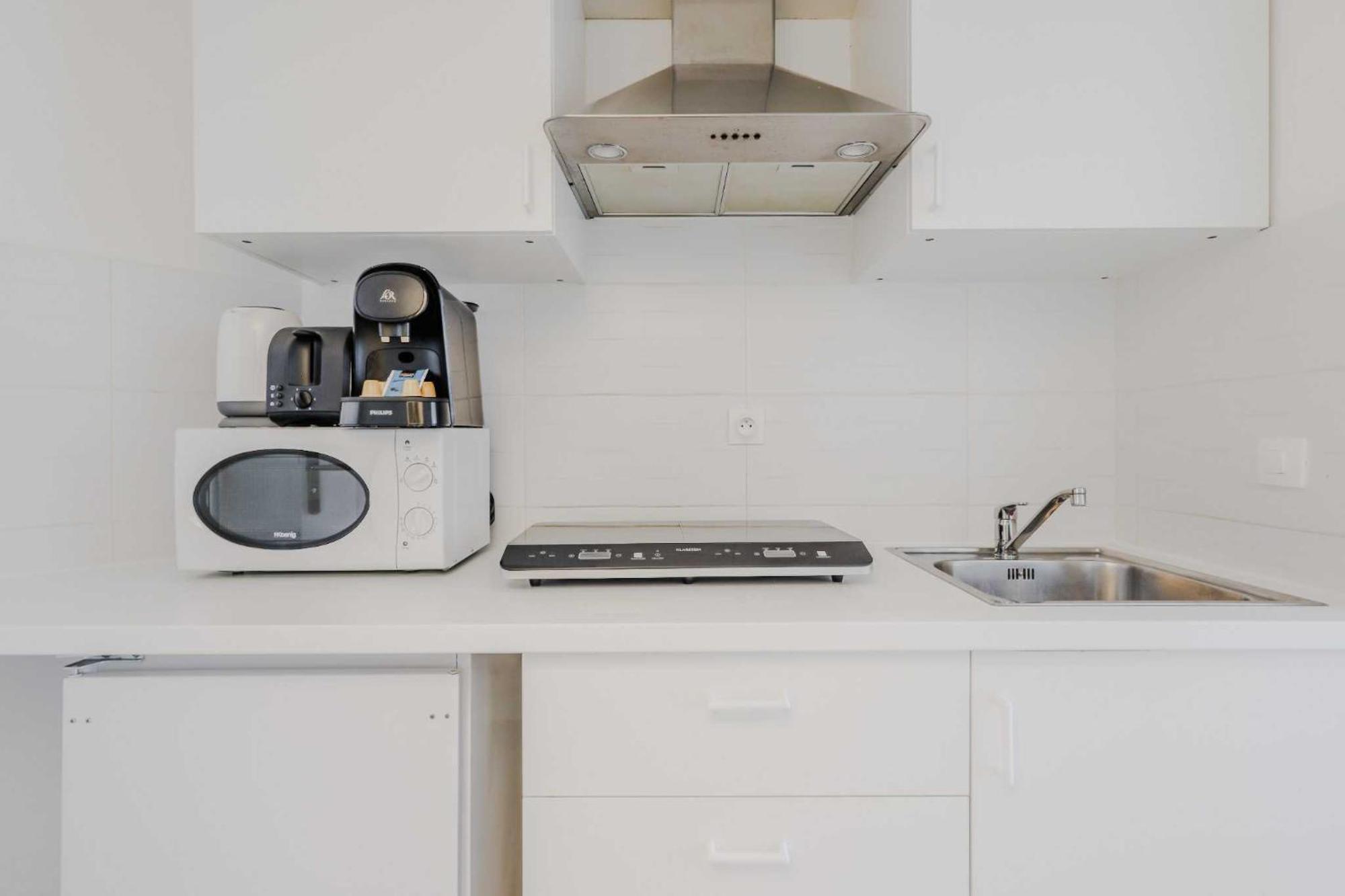 Joli Studio Pour 2 Personnes - Levallois-Perret Luaran gambar